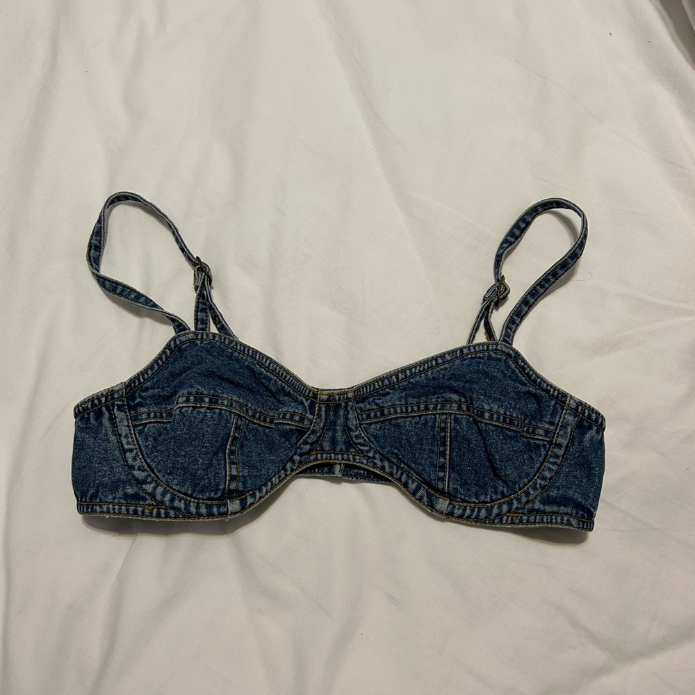 Denim top